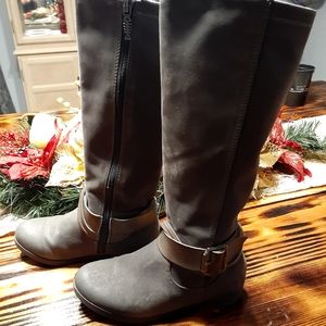 Girls knee high boots